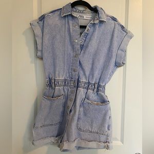 Denim Zara romper / jumpsuit